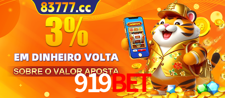 Promoção para baixar e instalar o aplicativo do cassino 919BET. O banner oferece uma recompensa de R1aR1aR8, com a imagem de uma cobra sobre moedas de ouro.