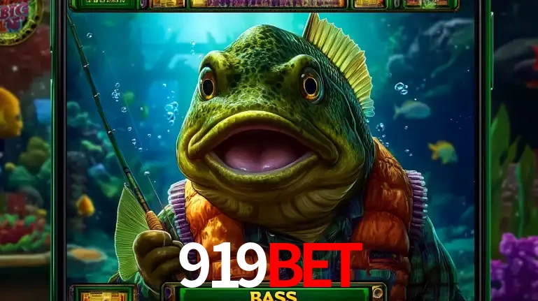 Personagem de peixe pescador do popular jogo de slot com tema de pescaria, uma das emocionantes opções de caça-níqueis para jogar e ganhar no cassino 919BET.